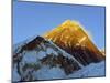 Sunset on Mount Everest, 8850M, Solu Khumbu Everest Region, Sagarmatha National Park, Himalayas-Christian Kober-Mounted Photographic Print