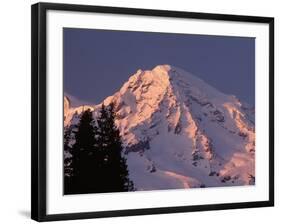 Sunset on Mount Rainier-John McAnulty-Framed Photographic Print