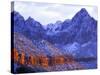 Sunset on Mountain Cliffs-Jim Zuckerman-Stretched Canvas