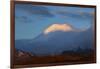 Sunset on Mt. Ngauruhoe, Tongariro National Park, Central Plateau, North Island, New Zealand-David Wall-Framed Photographic Print