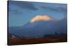 Sunset on Mt. Ngauruhoe, Tongariro National Park, Central Plateau, North Island, New Zealand-David Wall-Stretched Canvas