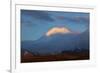 Sunset on Mt. Ngauruhoe, Tongariro National Park, Central Plateau, North Island, New Zealand-David Wall-Framed Photographic Print