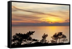 Sunset on Ocean, La Jolla, California, USA-Jaynes Gallery-Framed Stretched Canvas