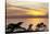 Sunset on Ocean, La Jolla, California, USA-Jaynes Gallery-Stretched Canvas