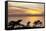 Sunset on Ocean, La Jolla, California, USA-Jaynes Gallery-Framed Stretched Canvas