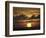 Sunset on Ocean-Michael Brown-Framed Photographic Print