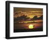 Sunset on Ocean-Michael Brown-Framed Photographic Print