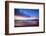 Sunset on Papohaku Beach, Molokai Island, Hawaii, USA-Christian Kober-Framed Photographic Print