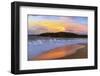 Sunset on Papohaku Beach, Molokai Island, Hawaii, USA-Christian Kober-Framed Photographic Print