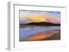 Sunset on Papohaku Beach, Molokai Island, Hawaii, USA-Christian Kober-Framed Photographic Print