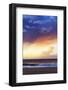 Sunset on Papohaku Beach, Molokai Island, Hawaii, USA-Christian Kober-Framed Photographic Print