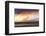 Sunset on Papohaku Beach, Molokai Island, Hawaii, USA-Christian Kober-Framed Photographic Print