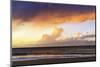 Sunset on Papohaku Beach, Molokai Island, Hawaii, USA-Christian Kober-Mounted Photographic Print