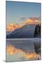 Sunset on Peaks Reflect Nto Lake Mcdonald in Glacier NP, Montana, Usa-Chuck Haney-Mounted Photographic Print