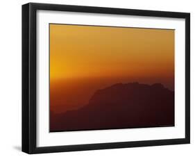 Sunset on Petra Valley, Jordan-Michele Molinari-Framed Photographic Print