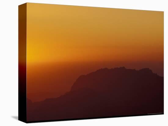 Sunset on Petra Valley, Jordan-Michele Molinari-Stretched Canvas