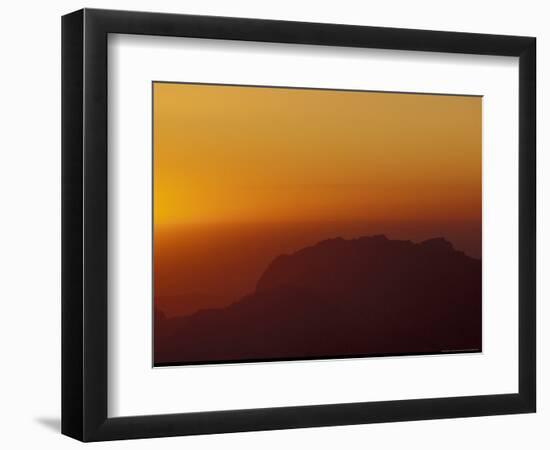 Sunset on Petra Valley, Jordan-Michele Molinari-Framed Photographic Print