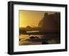 Sunset on Point of Arches, Olympic National Park, Washington, USA-Adam Jones-Framed Photographic Print