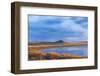 Sunset on Pond at Freezeout Lake Wma Near Fairfield, Montana, Usa-Chuck Haney-Framed Photographic Print