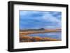 Sunset on Pond at Freezeout Lake Wma Near Fairfield, Montana, Usa-Chuck Haney-Framed Photographic Print