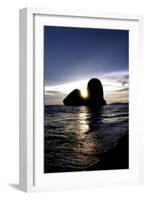 Sunset on Pranang Beach, Railay, Thailand-Dan Holz-Framed Photographic Print