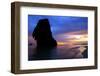 Sunset on Pranang Beach, Railay, Thailand-Dan Holz-Framed Photographic Print