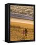 Sunset on Puerto Vallarta Beach, Puerto Vallarta, Jalisco, Mexico, North America-Michael DeFreitas-Framed Stretched Canvas