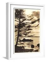 Sunset on Puget Sound, Washington-null-Framed Art Print