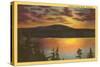 Sunset on Puget Sound, Washington-null-Stretched Canvas