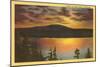 Sunset on Puget Sound, Washington-null-Mounted Art Print