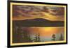 Sunset on Puget Sound, Washington-null-Framed Art Print