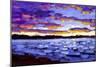 Sunset on Puget Sound-Patty Baker-Mounted Art Print