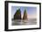 Sunset on Rialto Beach and Sea Stacks, Olympic NP, Washington, USA-Jaynes Gallery-Framed Photographic Print