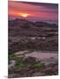 Sunset on rocky coast-enricocacciafotografie-Mounted Photographic Print