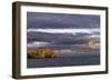 Sunset on rocky outcropping, Espanola Island, Galapagos Islands, Ecuador.-Adam Jones-Framed Photographic Print