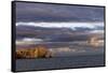 Sunset on rocky outcropping, Espanola Island, Galapagos Islands, Ecuador.-Adam Jones-Framed Stretched Canvas