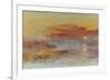 Sunset on Rouen-JMW Turner-Framed Giclee Print