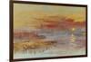 Sunset on Rouen-JMW Turner-Framed Giclee Print