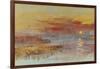 Sunset on Rouen-JMW Turner-Framed Giclee Print