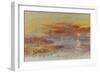 Sunset on Rouen-JMW Turner-Framed Giclee Print