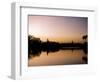 Sunset on Royal Lake, Yangon (Rangoon), Myanmar (Burma)-Upperhall-Framed Photographic Print