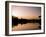 Sunset on Royal Lake, Yangon (Rangoon), Myanmar (Burma)-Upperhall-Framed Photographic Print