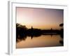 Sunset on Royal Lake, Yangon (Rangoon), Myanmar (Burma)-Upperhall-Framed Photographic Print