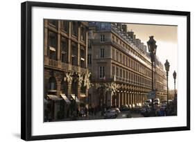 Sunset on Rue de la Paix, Paris, France, Europe-Matthew Frost-Framed Photographic Print