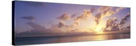 Sunset on Seven Mile Beach, Cayman Islands-null-Stretched Canvas