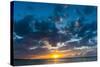 Sunset on Seven Mile Beach, Negril, Jamaica, West Indies, Caribbean, Central America-Michael Runkel-Stretched Canvas