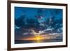 Sunset on Seven Mile Beach, Negril, Jamaica, West Indies, Caribbean, Central America-Michael Runkel-Framed Photographic Print