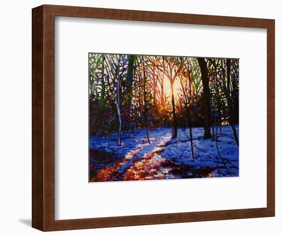 Sunset on Snow, 2010-Helen White-Framed Giclee Print