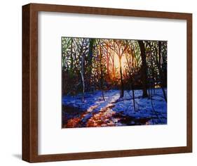 Sunset on Snow, 2010-Helen White-Framed Giclee Print