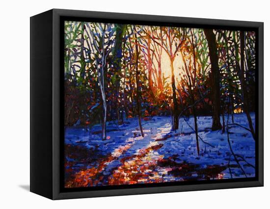 Sunset on Snow, 2010-Helen White-Framed Stretched Canvas